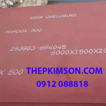 THÉP TẤM HARDOX 500 - 450
